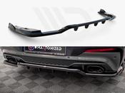 Central Rear Splitter (Vertical Bars) V.2 BMW X4 M40i G02 - Maxton Design Ireland
