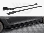 Street PRO Side Skirts Diffusers + Flaps BMW 4 Gran Coupe F36 - Maxton Design Ireland image
