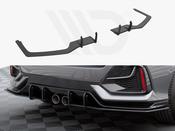 Street PRO Rear Side Splitters V.1 Honda Civic Sport Mk10 Facelift - Maxton Design Ireland
