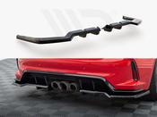 Central Rear Splitter (Vertical Bars) V.1 Honda Civic Type-R Mk 11 - Maxton Design Ireland image