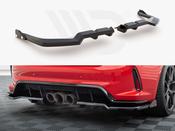 Central Rear Splitter (Vertical Bars) V.1 + Flaps Honda Civic Type-R Mk 11 - Maxton Design Ireland image