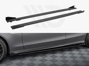 Street PRO Side Skirts Diffusers + Flaps Mercedes-AMG C63 Sedan / Estate W205 Facelift - Maxton Design Ireland