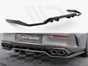 Rear Splitter (Vertical Bars) Mercedes-AMG C43 Coupe C205 Facelift - Maxton Design Ireland image