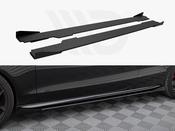 Street PRO Side Skirts Diffusers + Flaps Audi A5 / A5 S-Line / S5 Coupe / Cabrio 8T / 8T Facelift - Maxton Design Ireland image