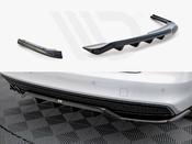 Central Rear Splitter (Vertical Bars) Audi A4 Competition B8 Facelift - Maxton Design Ireland image