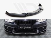 Front Splitter V.5 BMW 4 Coupe / Gran Coupe / Cabrio M-Pack F32 / F36 / F33 - Maxton Design Ireland image