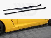 Side Skirts Diffusers Chevrolet Corvette C6 - Maxton Design Ireland image