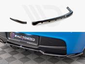 Central Rear Splitter (Vertical Bars) BMW 1 M-Pack E87 Facelift - Maxton Design Ireland image
