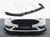 Street PRO Front Splitter + Flaps Ford Mondeo Sport Mk5 Facelift / Fusion Sport Mk2 Facelift - Maxton Design Ireland