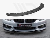 Street PRO Front Splitter BMW 4 Coupe / Gran Coupe / Cabrio M-Pack F32 / F36 / F33 - Maxton Design Ireland image