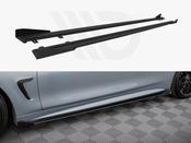 Street PRO Side Skirts Diffusers + Flaps BMW 4 Coupe / Gran Coupe / Cabrio M-Pack F32 / F36 / F33 - Maxton Design Ireland image