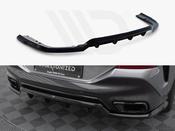 Central Rear Splitter (Vertical Bars) V.1 BMW X6 M-Pack G06 Facelift - Maxton Design Ireland image