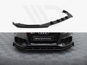 Street PRO Front Splitter V.1 + Flaps Audi RS3 Sedan 8V Facelift - Maxton Design Ireland image