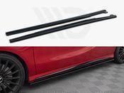 Side Skirts Diffusers Mercedes A W176 / CLA 117 AMG / CLA 117 AMG-Line Facelift - Maxton Design Ireland image