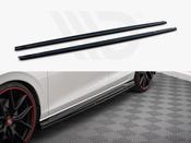 Side Skirts Diffusers V.4 Volkswagen Golf GTI / GTE / GTI Clubsport / GTD/ R-Line Mk8 - Maxton Design Ireland