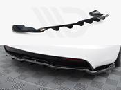 Rear Splitter (Vertical Bars) V.1 Tesla Model S Plaid Mk1 Facelift - Maxton Design Ireland