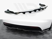 Rear Splitter (Vertical Bars) V.2 Tesla Model S Plaid Mk1 Facelift - Maxton Design Ireland image