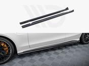 Side Skirts Diffusers V.2 Mercedes-AMG C63 Sedan / Estate W205 / S205 - Maxton Design Ireland image