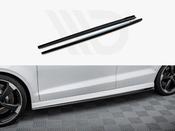 Side Skirts Diffusers V.2 Audi RS3 Sedan 8V Facelift - Maxton Design Ireland image