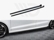 Side Skirts Diffusers V.3 Audi RS3 Sedan 8V Facelift - Maxton Design Ireland image