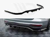 Central Rear Splitter (Vertical Bars) Audi A6 Allroad C8 - Maxton Design Ireland image
