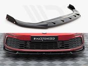 Front Splitter V.3 + Flaps Volkswagen Golf GTI / GTE / GTD / R-Line Mk8 - Maxton Design Ireland image