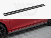 Side Skirts Diffusers V.1 Volkswagen Golf GTI / GTE / GTI Clubsport / GTD / R-Line Mk8 - Maxton Design Ireland image