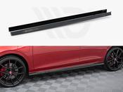 Side Skirts Diffusers V.3 Volkswagen Golf GTI / GTE / GTI Clubsport / GTD / R-Line Mk8 - Maxton Design Ireland