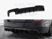 Rear Valance V.2 BMW 5 M-Pack F10 / F11 (Version with double exhaust on one side) - Maxton Design Ireland