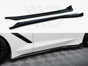 Side Skirts Diffusers V.2 Chevrolet Corvette C7 - Maxton Design Ireland image