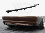 Central Rear Splitter (Vertical Bars) BMW 3 E46 Coupe M-Pack - Carbon Look - Maxton Design Ireland image
