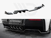Central Rear Splitter (Vertical Bars) + Rear Side Splitters Chevrolet Corvette C7 - Maxton Design Ireland