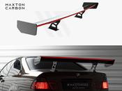 Carbon Spoiler With Internal Brackets Uprights + LED BMW 3 Coupe E46 - Maxton Design Ireland image