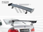 Carbon Spoiler With External Brackets Uprights BMW 3 Coupe E46 - Maxton Design Ireland image