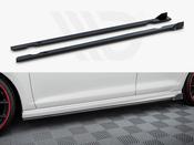 Side Skirts Diffusers V.3 + Flaps Volkswagen Golf R / R-Line Mk7 - Maxton Design Ireland image