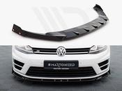 Front Splitter V.5 + Flaps Volkswagen Golf R / R-Line Mk7 - Maxton Design Ireland image