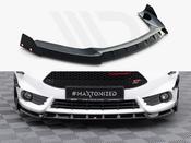 Front Splitter V.6 + Flaps Ford Fiesta ST Mk7 Facelift - Maxton Design Ireland image