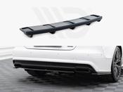 Central Rear Splitter (Vertical Bars) Audi A7 S-Line Facelift - Maxton Design Ireland
