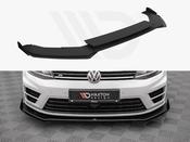 Street PRO Front Splitter V.1 + Flaps VW Golf R Mk7 - Maxton Design Ireland image