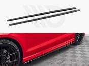 Side Skirts Diffusers V.1 Audi S3 / A3 S-Line 8V / 8V FL Sedan (2013-2020) - Maxton Design Ireland image