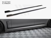 Carbon Fiber Side Skirts BMW 7 M-Pack G11 Facelift - Maxton Design Ireland image