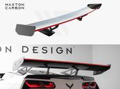 Carbon Spoiler With Internal Brackets Uprights + LED Chevrolet Corvette Stingray / Grand Sport C7 - Maxton Design Ireland image