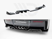 Rear Splitter (Vertical Bars) + Rear Side Splitters Chevrolet Corvette Z06 C7 - Maxton Design Ireland image