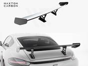 Carbon Spoiler With Internal Brackets Uprights V.1 Porsche 718 Cayman GTS 982c - Maxton Design Ireland