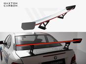 Carbon Spoiler With Internal Brackets Uprights V.2 + LED BMW 1 M E82 - Maxton Design Ireland