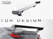 Carbon Spoiler With External Brackets Uprights Toyota GR86 - Maxton Design Ireland image