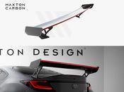 Carbon Spoiler With External Brackets Uprights + LED Toyota GR86 - Maxton Design Ireland image
