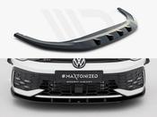 Front Splitter V.1 Volkswagen Golf GTI / GTE / R-Line Mk8 Facelift - Maxton Design Ireland
