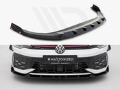 Front Splitter V.2 + Flaps Volkswagen Golf GTI / GTE / R-Line Mk8 Facelift - Maxton Design Ireland image