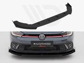 Street PRO Front Splitter + Flaps Volkswagen Polo GTI Mk6 Facelift - Maxton Design Ireland image